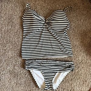 Victoria’s Secret Striped Swim Tankini